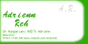 adrienn reh business card